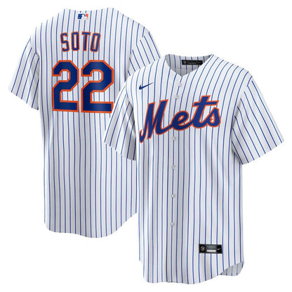 Juan Soto 22 New York Mets Home Player Men Jersey - White