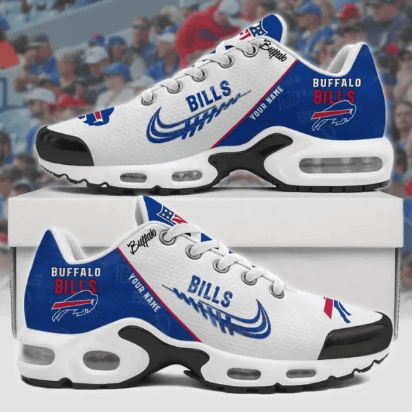 Buffalo Bills Custom Name TN Shoes Sneakers For Men And Women - Blue