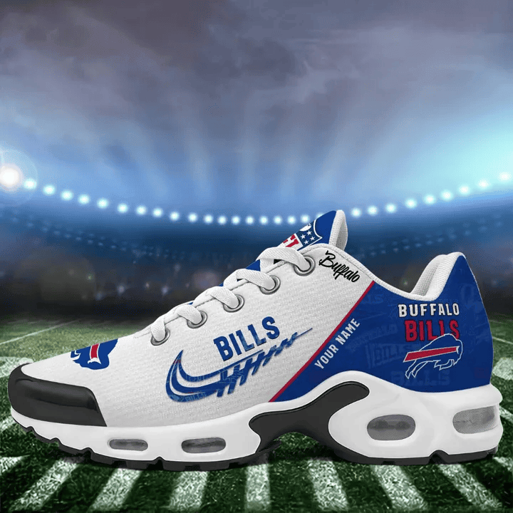 Buffalo Bills Custom Name TN Shoes Sneakers For Men And Women - Blue