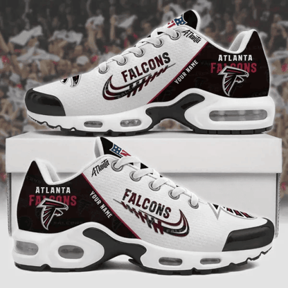 Atlanta Falcons Custom Name TN Shoes Sneakers For Men And Women - Black