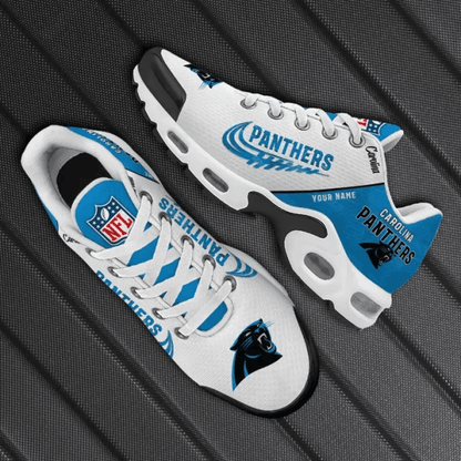 Carolina Panthers Custom Name TN Shoes Sneakers For Men And Women - Blue