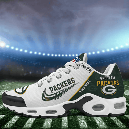 Green Bay Packers Custom Name TN Shoes Sneakers For Men And Women - Green