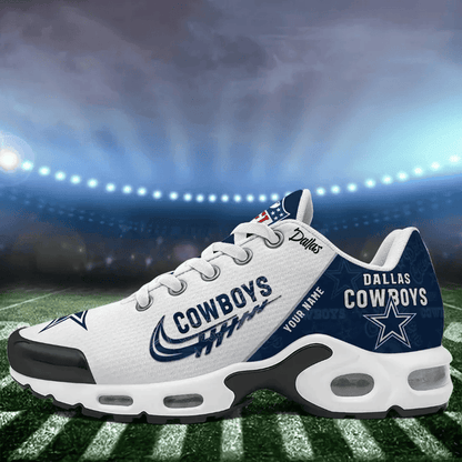 Dallas Cowboys Custom Name TN Shoes Sneakers For Men And Women - Navy