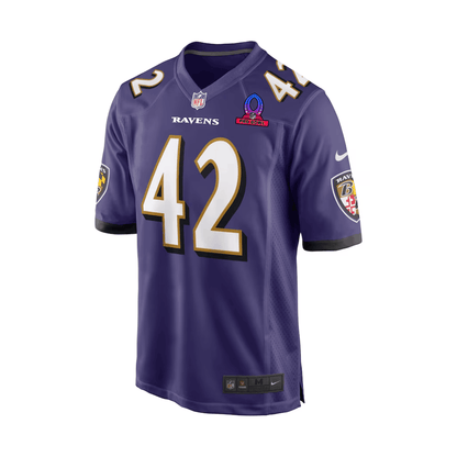 Patrick Ricard 42 Baltimore Ravens 2025 Pro Bowl Patch Game Men Jersey - Purple