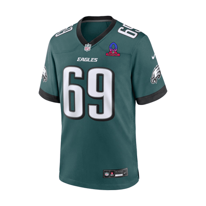Landon Dickerson 69 Philadelphia Eagles 2025 Pro Bowl Patch Game Men Jersey - Midnight Green