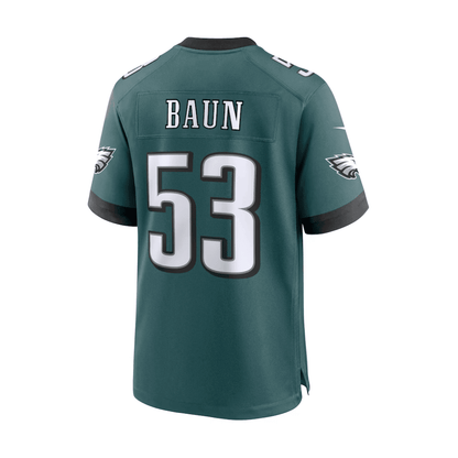 Zack Baun 53 Philadelphia Eagles 2025 Pro Bowl Patch Game Men Jersey - Midnight Green