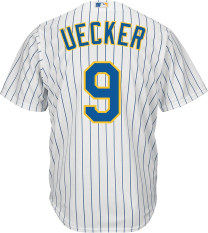 Bob Uecker 9 Milwaukee Brewers Men's White Jersey