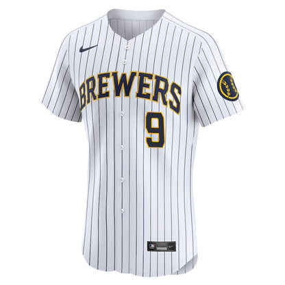 Bob Uecker #9 Milwaukee Brewers Alternate Alternate ELITE Jersey - White