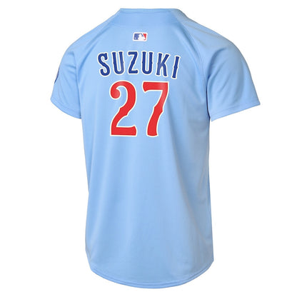 Seiya Suzuki 27 Chicago Cubs Limited Alternate 2 YOUTH Jersey - Baby Blue