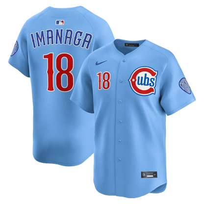 Shōta Imanaga 18 Chicago Cubs Limited Alternate 2 Men Jersey - Baby Blue