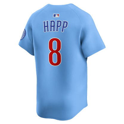Ian Happ 8 Chicago Cubs Limited Alternate 2 Men Jersey - Baby Blue