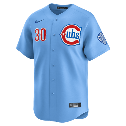 Kyle Tucker 30 Chicago Cubs Limited Alternate 2 Men Jersey - Baby Blue