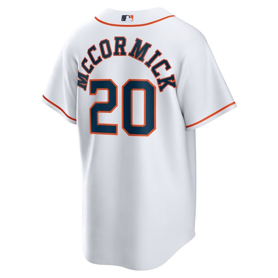 Chas McCormick 20 Houston Astros Home Player Men Jersey - White
