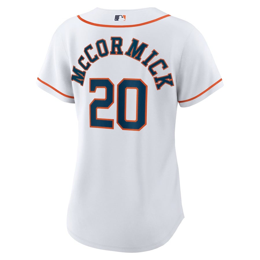 Chas McCormick 20 Houston Astros Home Player Women Jersey - White