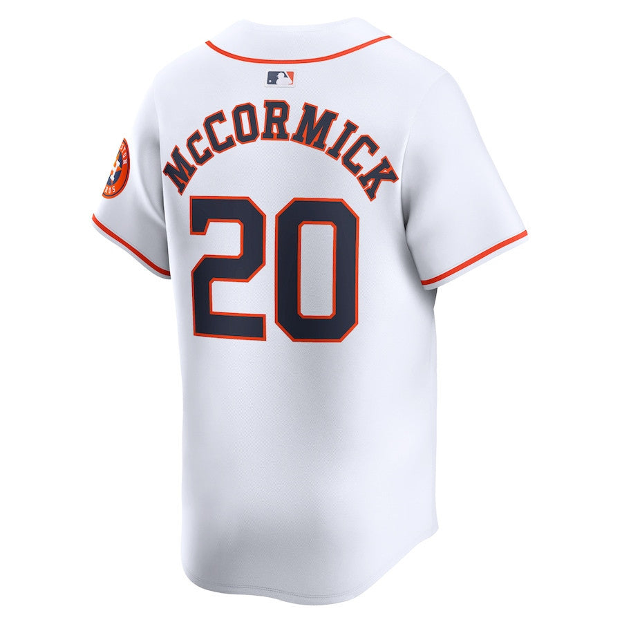 Chas McCormick 20 Houston Astros Home Limited Player Men Jersey - White