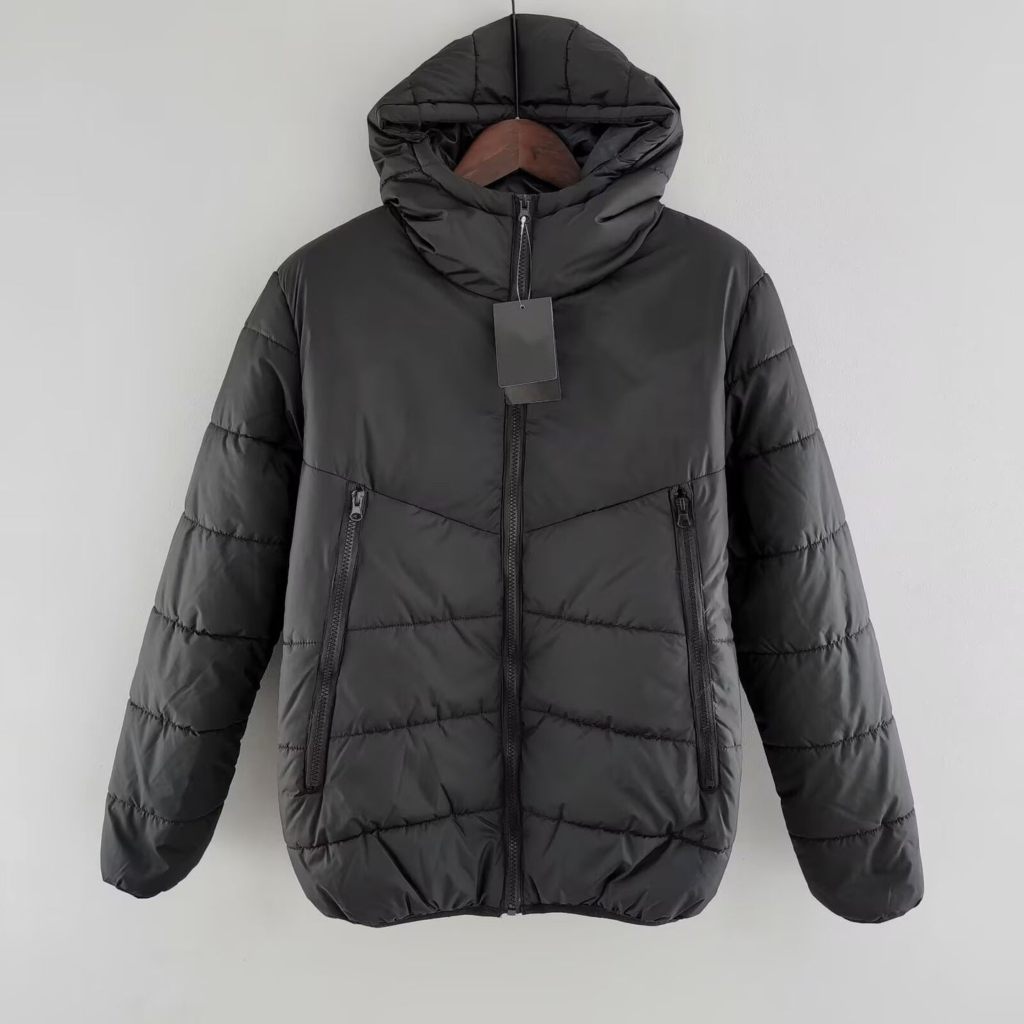 Washington Commanders Super Bowl LIX Patch Hooded Puffer Jacket - Black