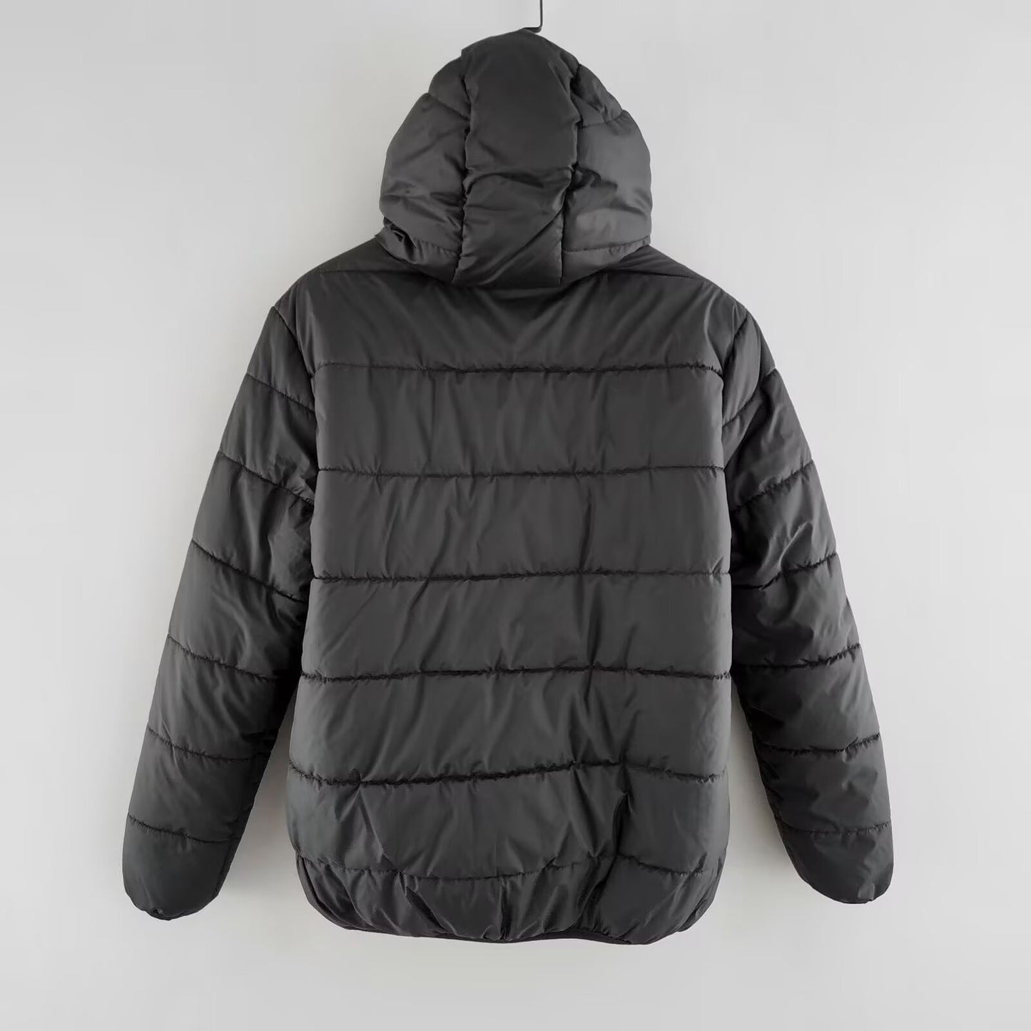 Philadelphia Eagles Super Bowl LIX Patch Hooded Puffer Jacket - Black