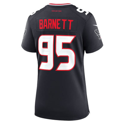 Derek Barnett 95 Houston Texans Women's Team Game Jersey - Navy