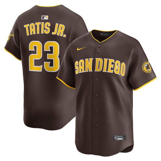 Fernando Tatis Jr. 23 San Diego Padres Alternate Limited Player Men Jersey - Brown