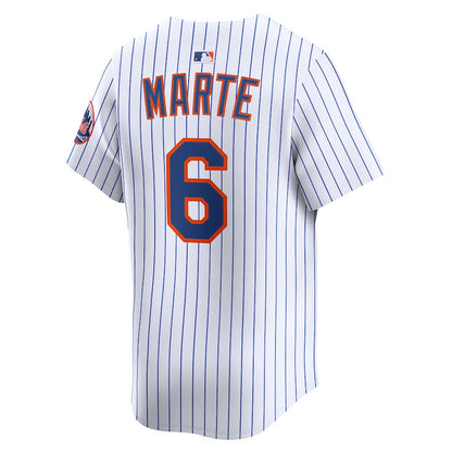 Starling Marte 6 New York Mets Alternate Limited Player Men Jersey - White