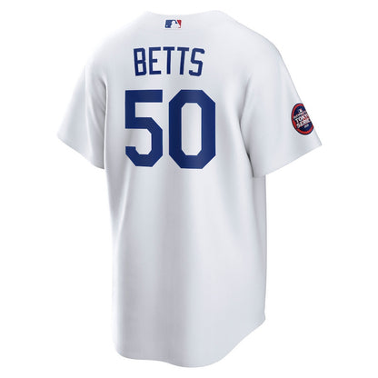 Mookie Betts 50 Los Angeles Dodgers 2025 MLB World Tour: Tokyo Series Home Player Men Jersey - White