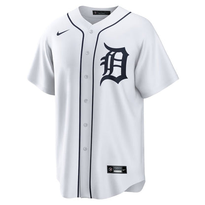 Matt Vierling 8 Detroit Tigers Home Men Jersey - White