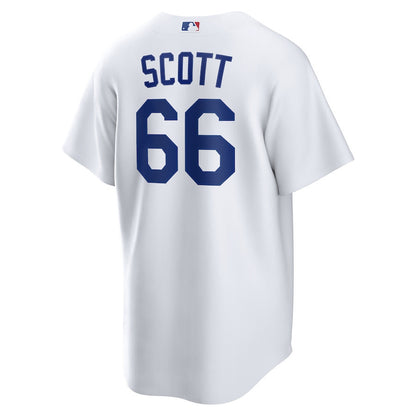Tanner Scott 66 Los Angeles Dodgers Home Men Jersey - White