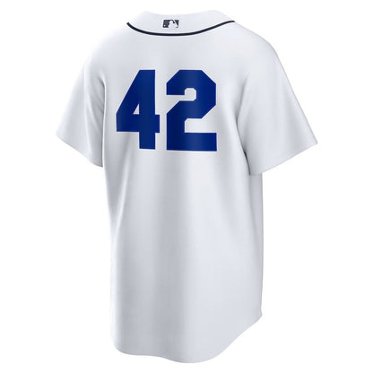 Detroit Tigers Home 2025 Jackie Robinson Day Men Jersey - White