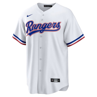 Texas Rangers Home 2025 Jackie Robinson Day Men Jersey - White