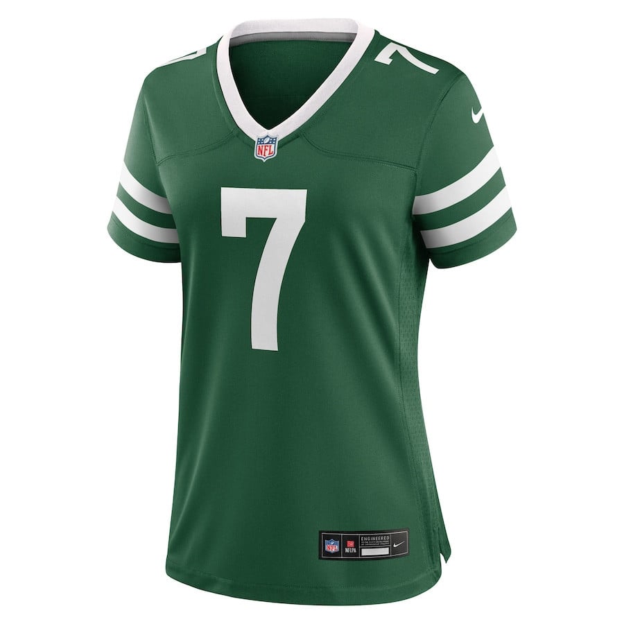 Justin Fields 7 New York Jets Game Player Women Jersey - Legacy Green