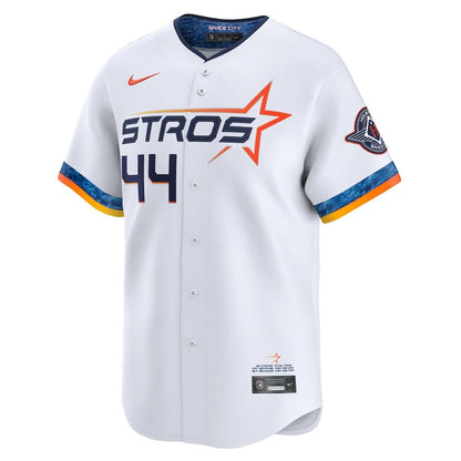 Yordan Álvarez 44 Houston Astros 2025 City Connect Limited Player Men Jersey - White