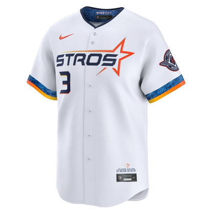 Jeremy Peña 3 Houston Astros 2025 City Connect Limited Player Men Jersey - White