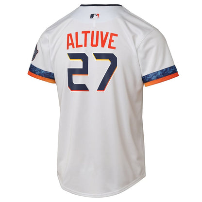 Jose Altuve 27 Houston Astros 2025 City Connect Limited Player YOUTH Jersey - White