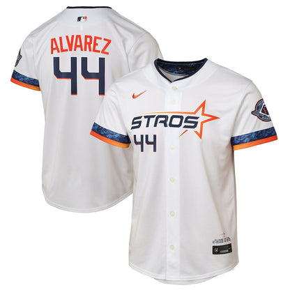 Yordan Álvarez 44 Houston Astros 2025 City Connect Limited Player YOUTH Jersey - White