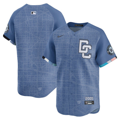 Washington Nationals 2025 City Connect Limited Men Jersey - Blue