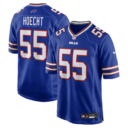 Michael Hoecht 55 Buffalo Bills Team Game Men Jersey - Royal