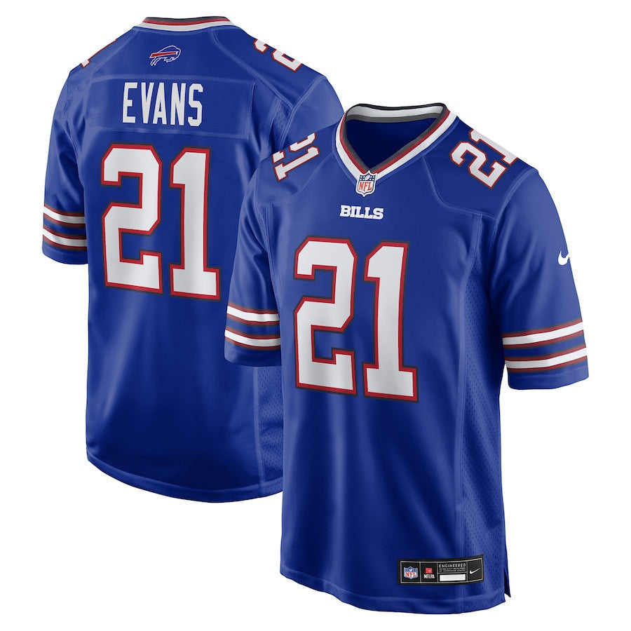 Darrynton Evans 21 Buffalo Bills Team Game Men Jersey - Royal