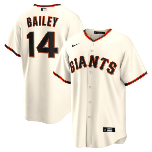 Patrick Bailey 14 San Francisco Giants Home Men Jersey - Cream