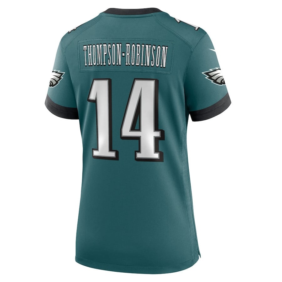 Dorian Thompson-Robinson 14 Philadelphia Eagles Women's Team Game Jersey - Midnight Green