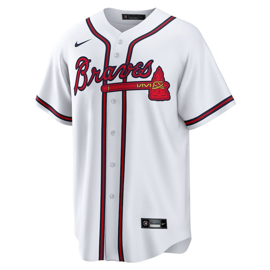 Orlando Arcia 11 Atlanta Braves Home Men Jersey - White