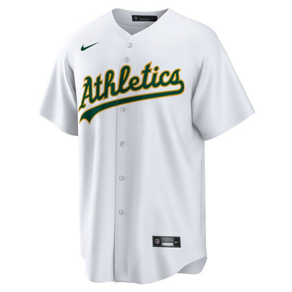 Luis Severino 40 Athletics Home Men Jersey - White