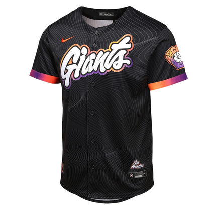 San Francisco Giants 2025 City Connect Limited YOUTH Jersey - Anthracite