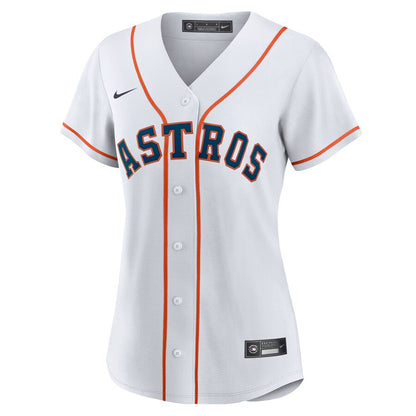 Cristian Javier 53 Houston Astros Women's Home Jersey - White