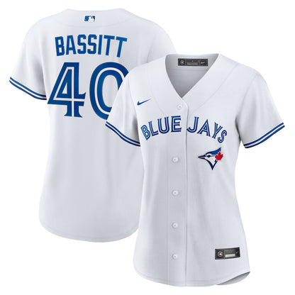 Chris Bassitt 40 Toronto Blue Jays Women's Home Jersey - White