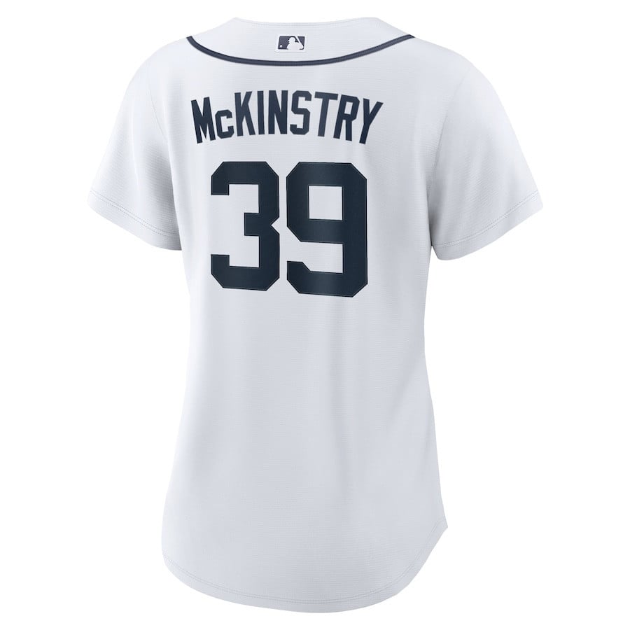 Zach McKinstry 39 Detroit Tigers Women's Home Jersey - White