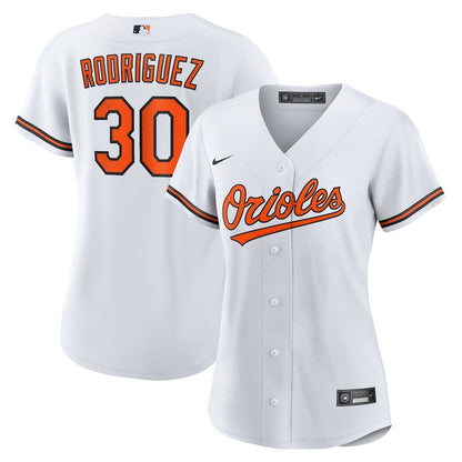 Grayson Rodriguez 30 Baltimore Orioles Women's Home Jersey - White