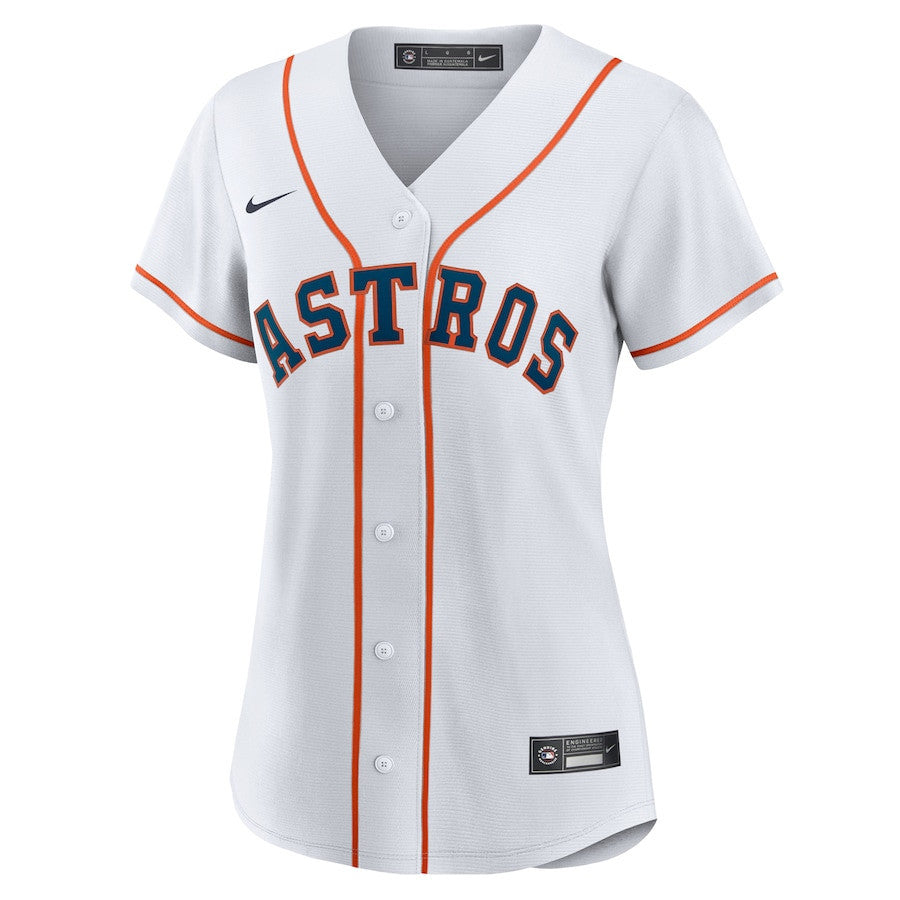 Hunter Brown 58 Houston Astros Women's Home Jersey - White