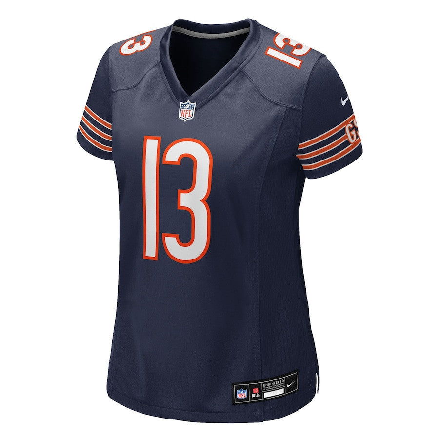 Maurice Alexander 13 Chicago Bears Women's Team Game Jersey - Navy