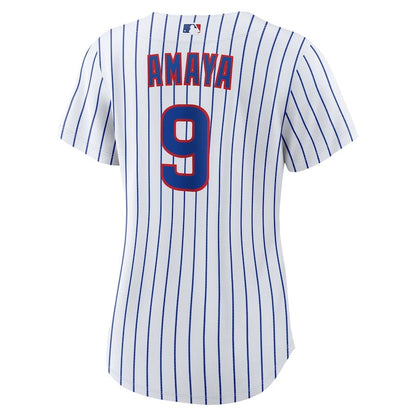 Miguel Amaya 9 Chicago Cubs Women's Home Jersey - White