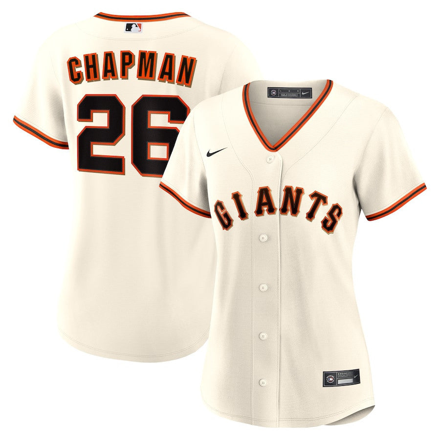 Matt Chapman 26 San Francisco Giants Women's Home Jersey - Cream